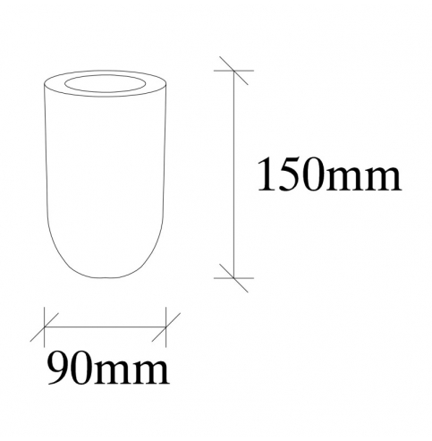 Lámpara de Mesa de Madera \"Kavuk - NT - 133\" Madera 1xE27 Sin Bombilla [OPV-521SHN2222]