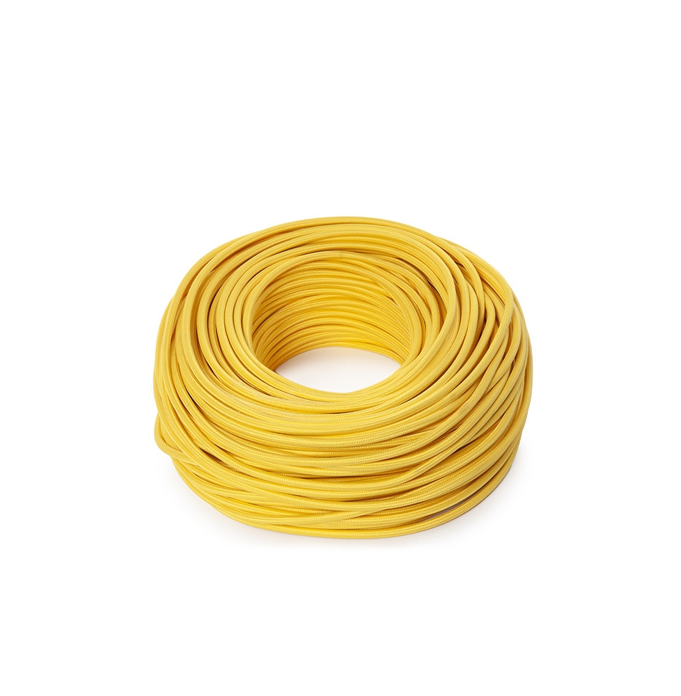 Cable Redondo 2X0,75 Amarillo  X 1M [SKD-C275-YELLOW]