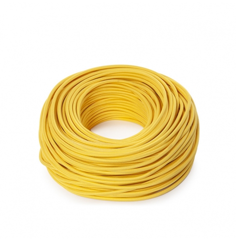 Cable Redondo 2X0,75 Amarillo  X 1M [SKD-C275-YELLOW]