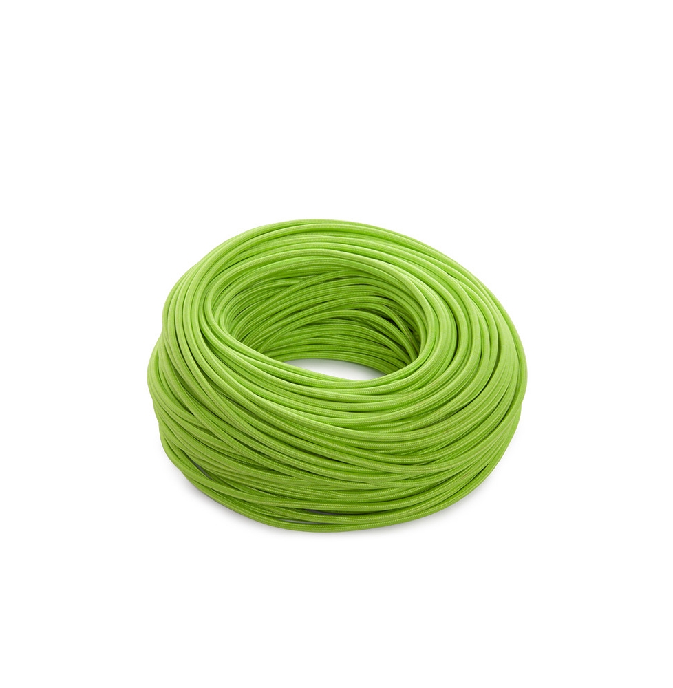 Cable Redondo 2X0,75 Verde  X 1M [SKD-C275-GREEN]