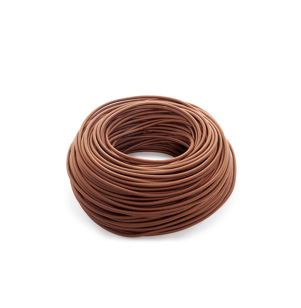 Cable Redondo 2X0,75 Marron  X 1M [SKD-C275-BROWN]