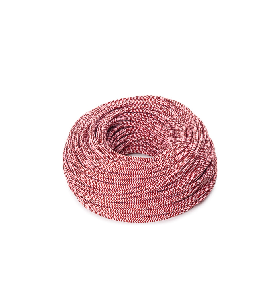 Cable Redondo 2X0,75 Rojo/Blanco  X 1M [SKD-C275-RED-WHITE]