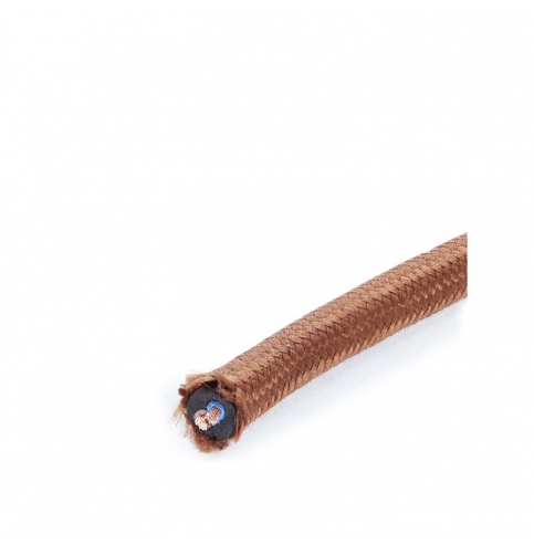 Cable Redondo 2X0,75 Marron  X 1M [SKD-C275-BROWN]