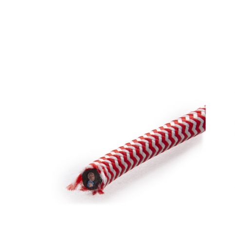 Cable Redondo 2X0,75 Rojo/Blanco  X 1M [SKD-C275-RED-WHITE]