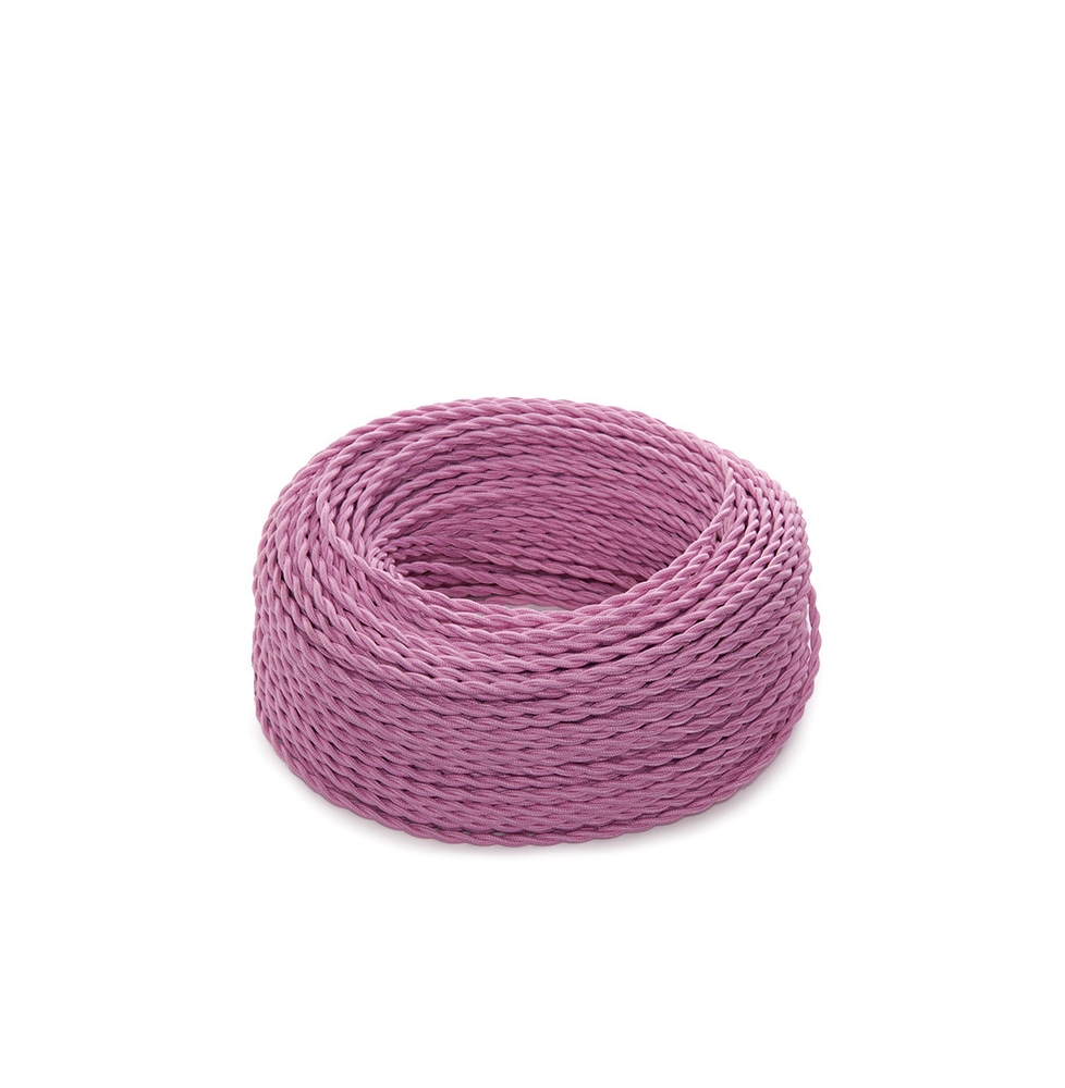 Cable Trenzado 2X0,75 Rosa  X 1M [SKD-CT275-PINK]