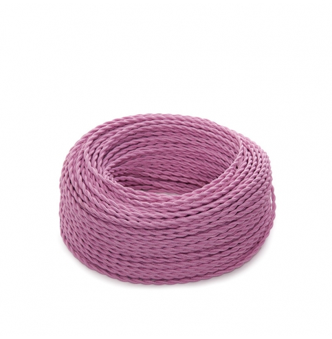 Cable Trenzado 2X0,75 Rosa  X 1M [SKD-CT275-PINK]