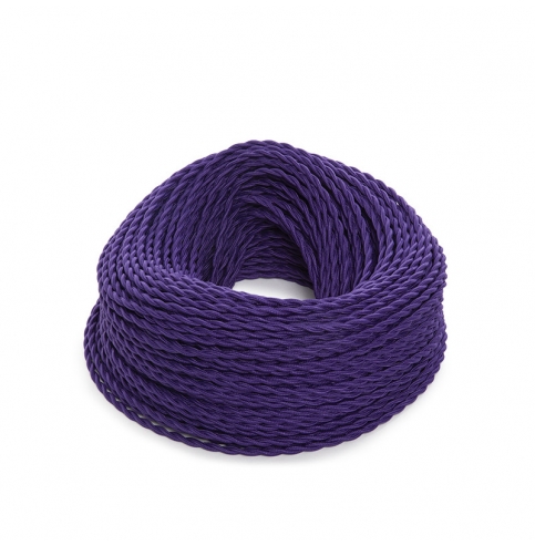 Cable Trenzado 2X0,75 Morado  X 1M [SKD-CT275-PURPLE]