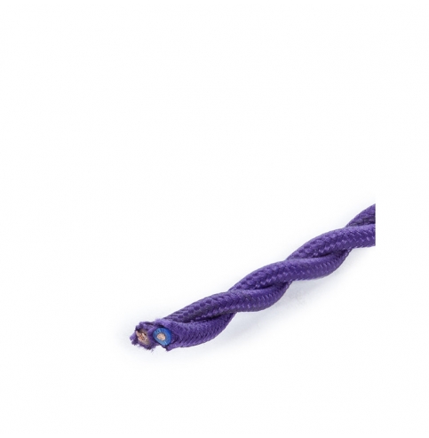 Cable Trenzado 2X0,75 Morado  X 1M [SKD-CT275-PURPLE]